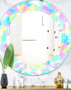 Pastel Dreams 1 - Modern Mirror - Oval or Round Wall Mirror