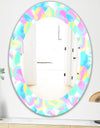 Pastel Dreams 1 - Modern Mirror - Oval or Round Wall Mirror