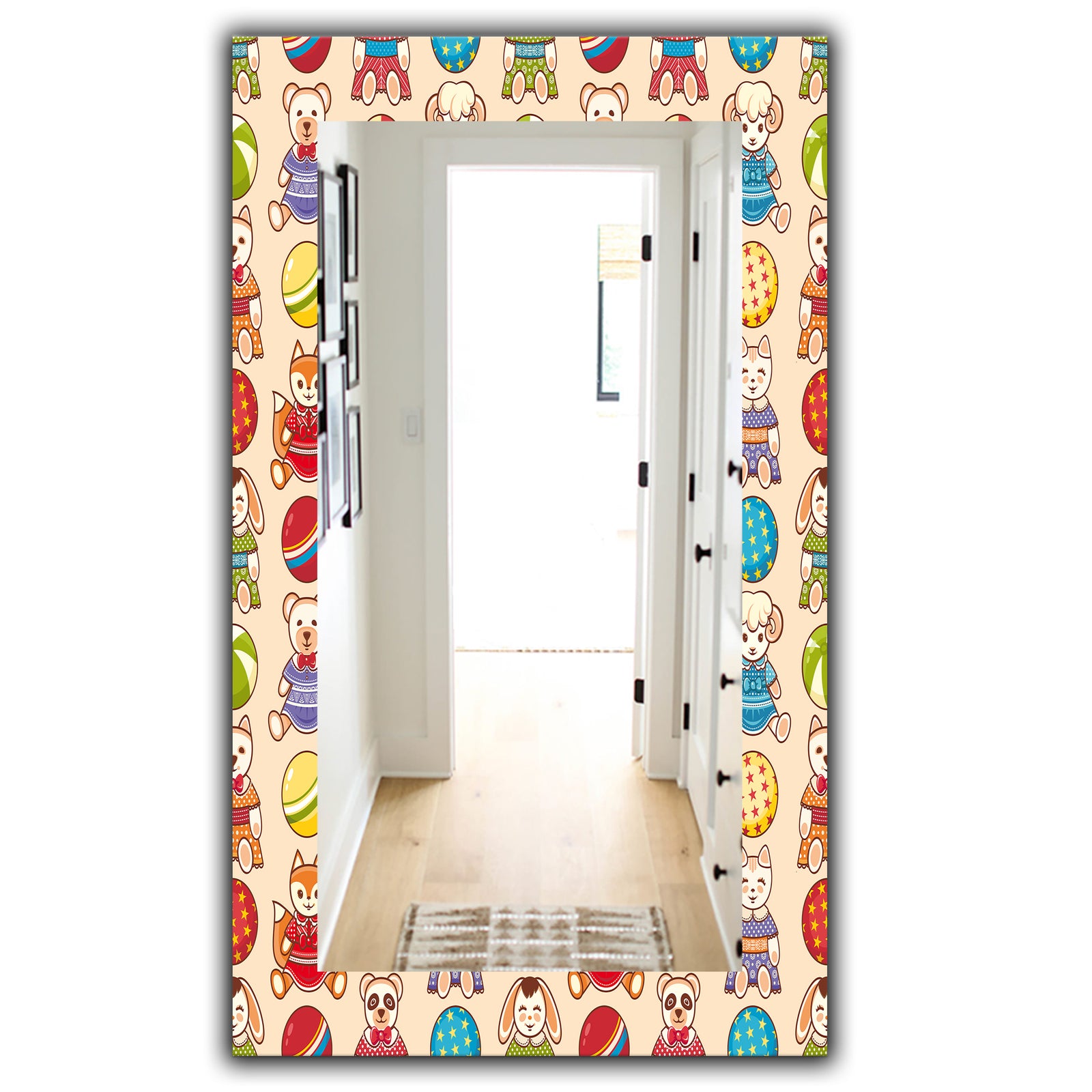 Kids Geometric 2 - Modern Mirror - Wall Mirror