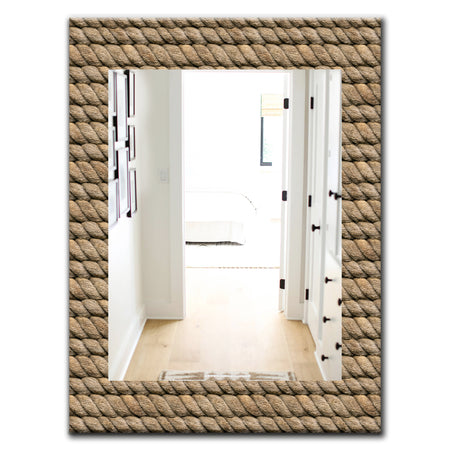 The Gray Barn 'Hemp Rope - Farmhouse Vanity Mirror