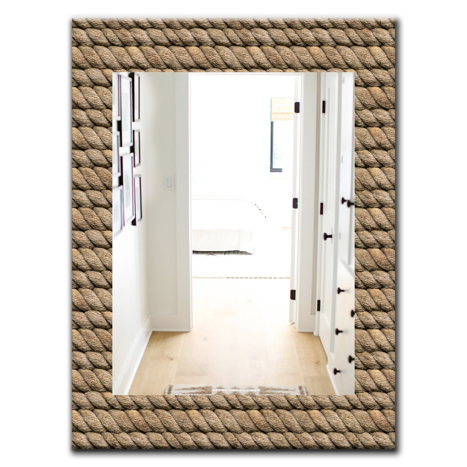 The Gray Barn 'Hemp Rope - Farmhouse Vanity Mirror