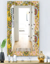 Mandala Pattern For Printing On Fabric Or Paper - Bohemian and Eclectic Mirror - Frameless Modern Wall Mirror