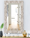 Leaves Of Palm Tree - Bohemian and Eclectic Mirror - Wall Mirror