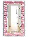 Irregular Pattern - Bohemian and Eclectic Mirror - Frameless Modern Wall Mirror