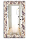 Various Feather Pattern - Bohemian Eclectic Mirror - Modern Wall Mirror