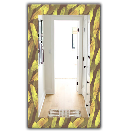 Yellow Moods 4 - Bohemian and Eclectic Mirror - Vanity Mirror
