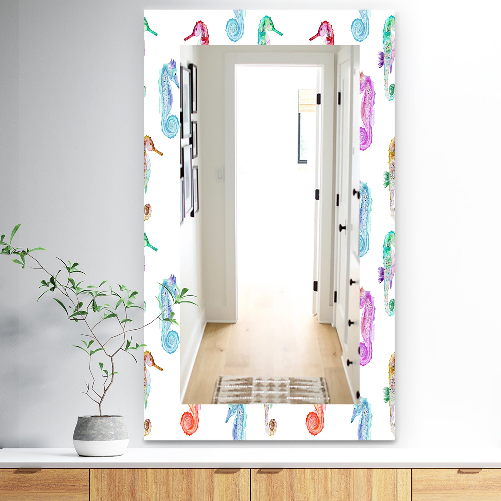 Costal Creatures 5 - Traditional Mirror - Wall Mirror