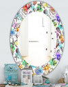 Costal Creatures 6 - Traditional Mirror - Oval or Round Wall Mirror