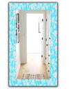 Flower Pattern - Modern Mirror - Vanity Mirror