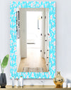 Flower Pattern - Modern Mirror - Vanity Mirror