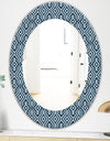 Scandinavian 4 - Mid-Century Mirror - Oval or Round Wall Mirror