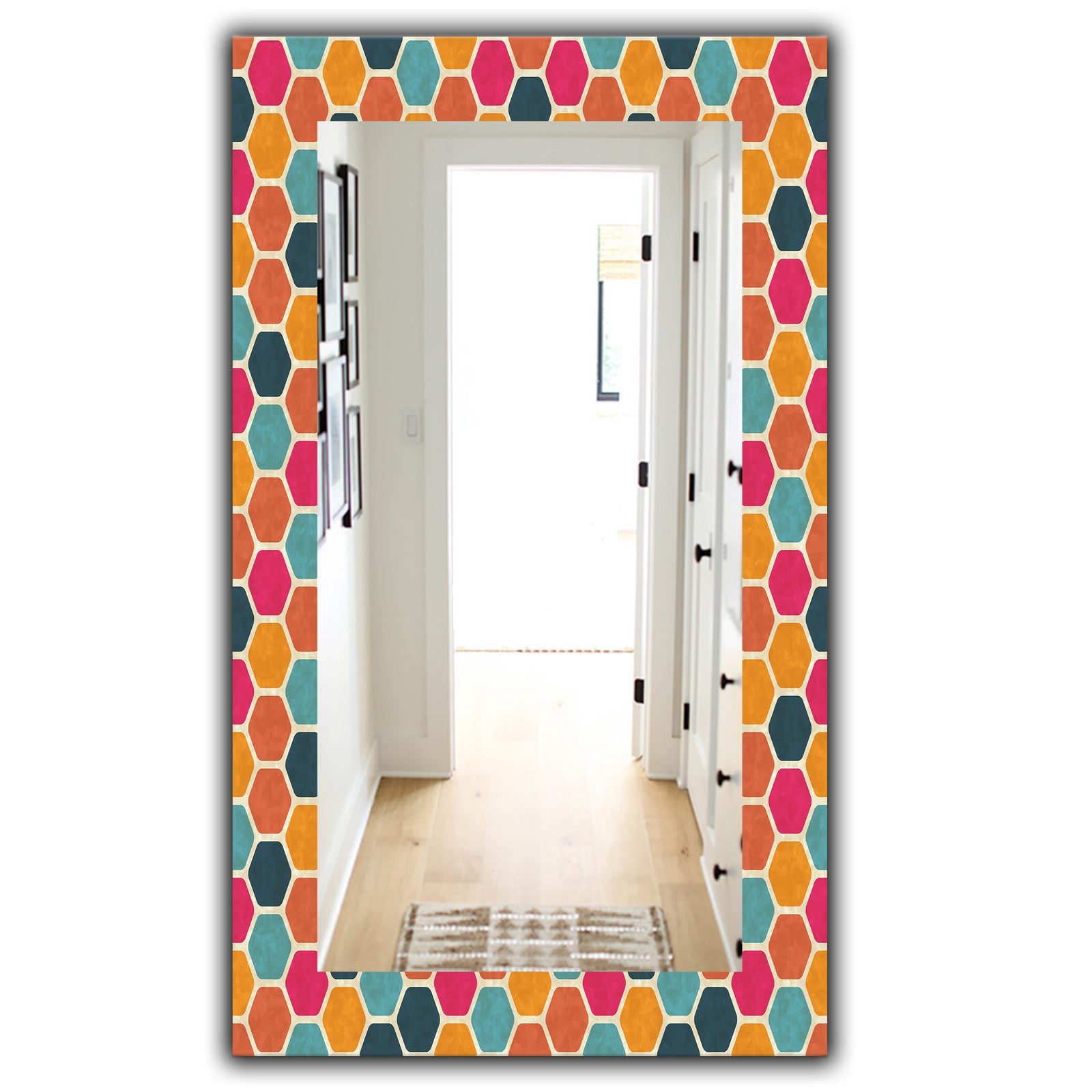 Honeycomb 1 - Modern Mirror - Wall Mirror