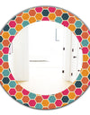 Honeycomb 1 - Modern Mirror - Oval or Round Wall Mirror