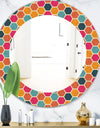 Honeycomb 1 - Modern Mirror - Oval or Round Wall Mirror