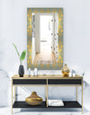 Glam Flowers Decorative - Glam Mirror - Frameless Vanity Mirror