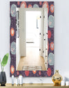 Pattern With Graphic Doodle Suns - Modern Mirror - Vanity Mirror