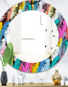 Feathers 7 - Modern Mirror - Oval or Round Wall Mirror