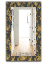 Obsidian Bloom 7 - Modern Mirror - Wall Mirror