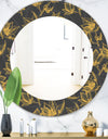 Obsidian Bloom 7 - Modern Mirror - Oval or Round Wall Mirror