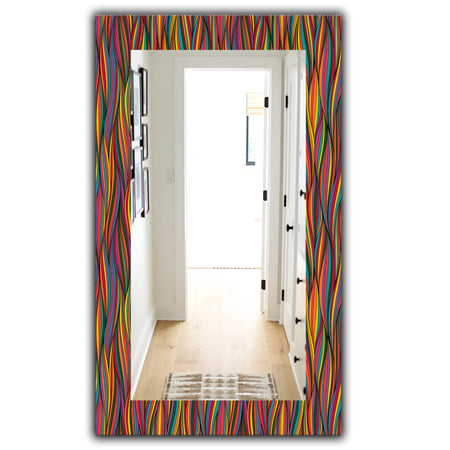 Gorgeous Wave - Bohemian and Eclectic Mirror - Modern Wall Mirror