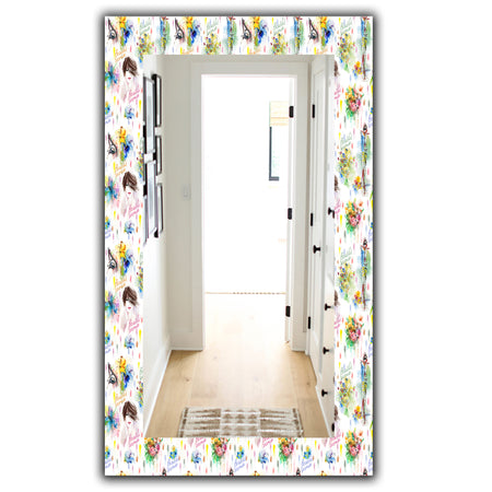 Beauty and Fashion Pattern - Modern Mirror - Frameless Wall Mirror