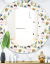 Beauty and Fashion Pattern - Modern Mirror - Oval or Round Wall Mirror