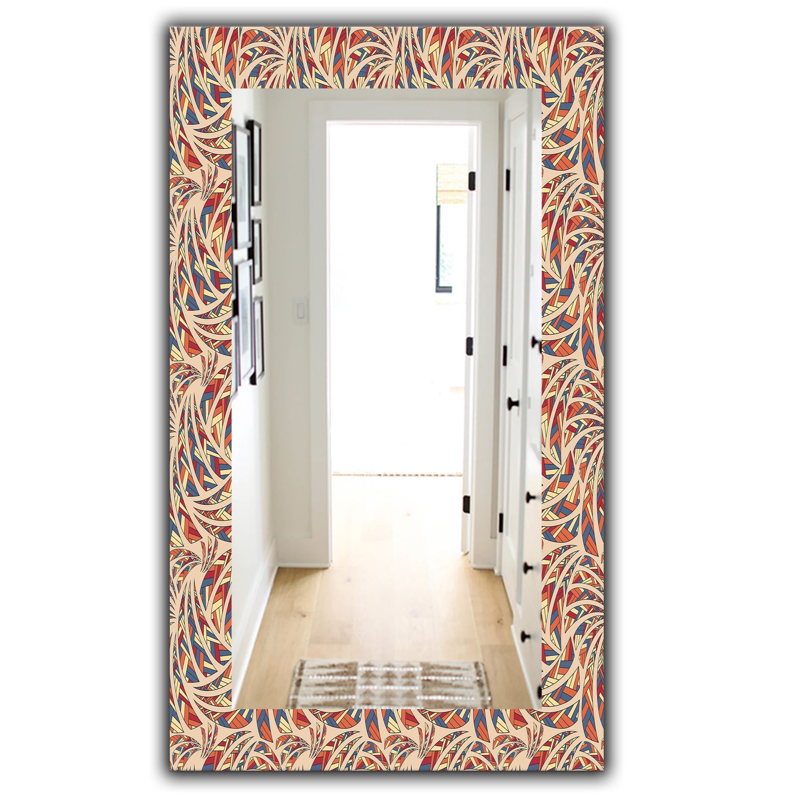 Ethnic Pattern - Bohemian and Eclectic Mirror - Vanity Mirror
