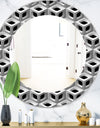 Scandinavian 6 - Mid-Century Mirror - Oval or Round Wall Mirror