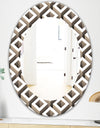 Scandinavian 8 - Mid-Century Mirror - Oval or Round Wall Mirror