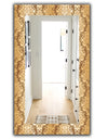 Damask Pattern - Mid-Century Mirror - Vanity Mirror