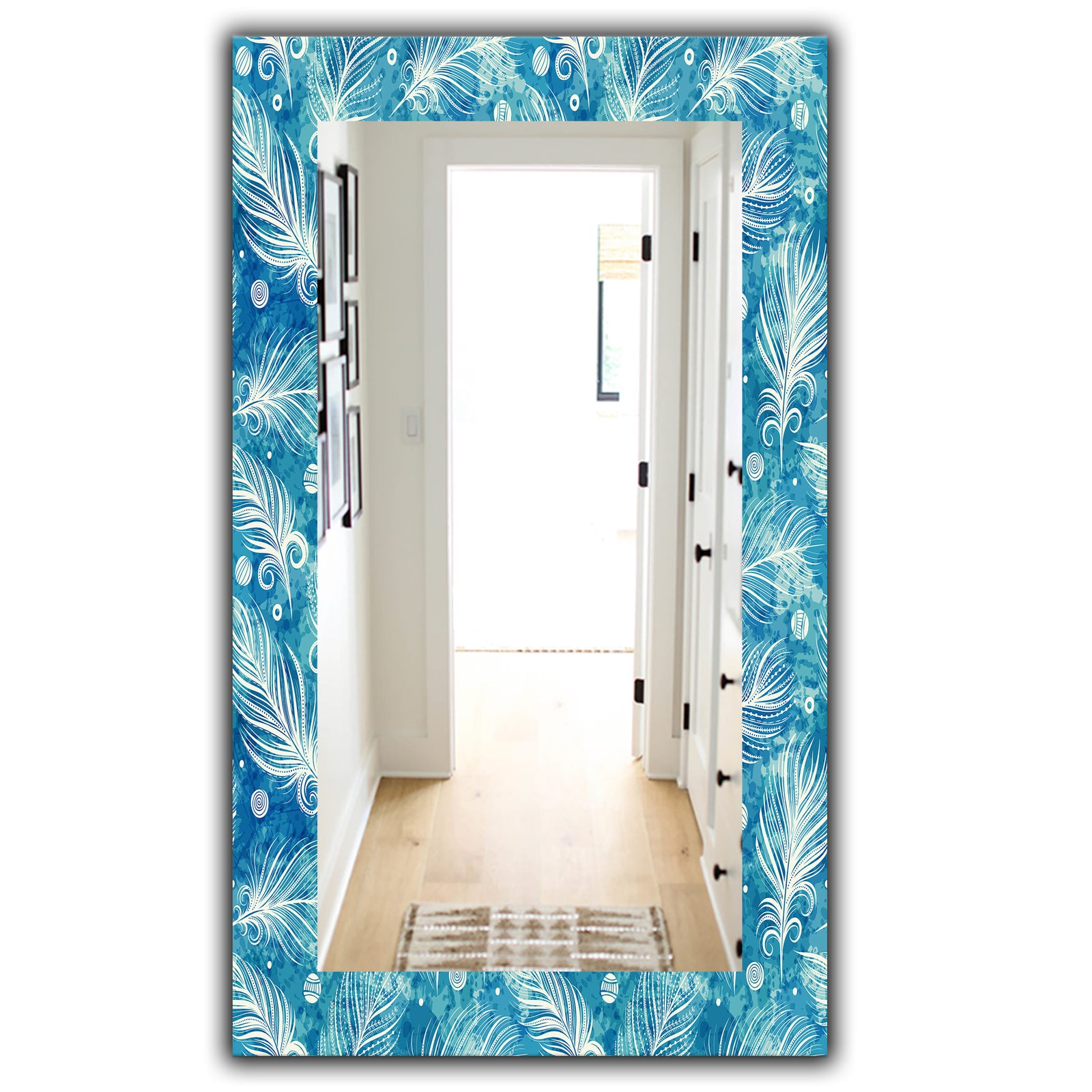Feathers 8 - Modern Mirror - Wall Mirror