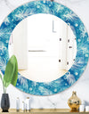 Feathers 8 - Modern Mirror - Frameless Oval or Round Wall Mirror