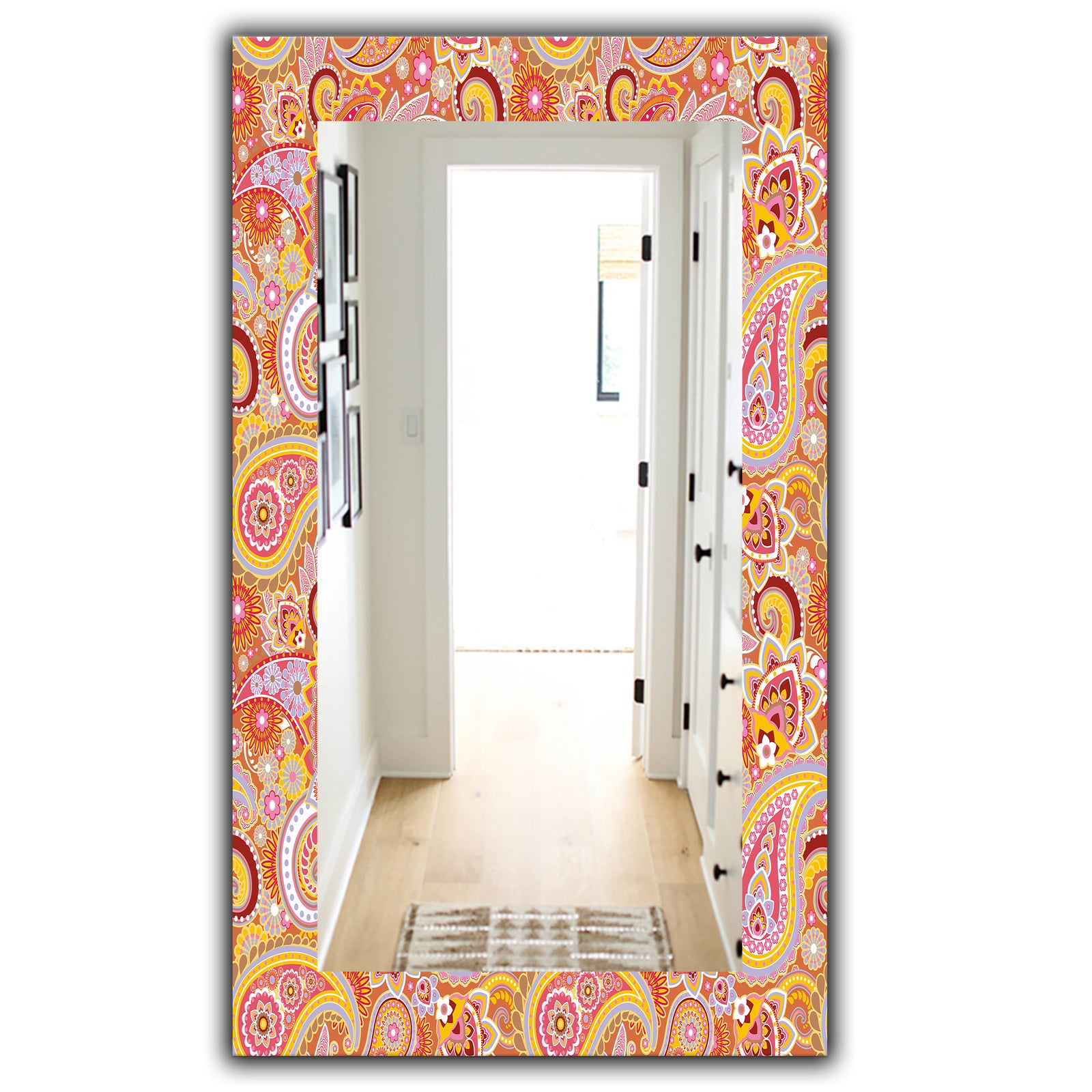 Paisley 2 - Mid-Century Mirror - Wall Mirror