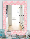 Pink Spheres 2 - Farmhouse Mirror - Frameless Decorative Mirror