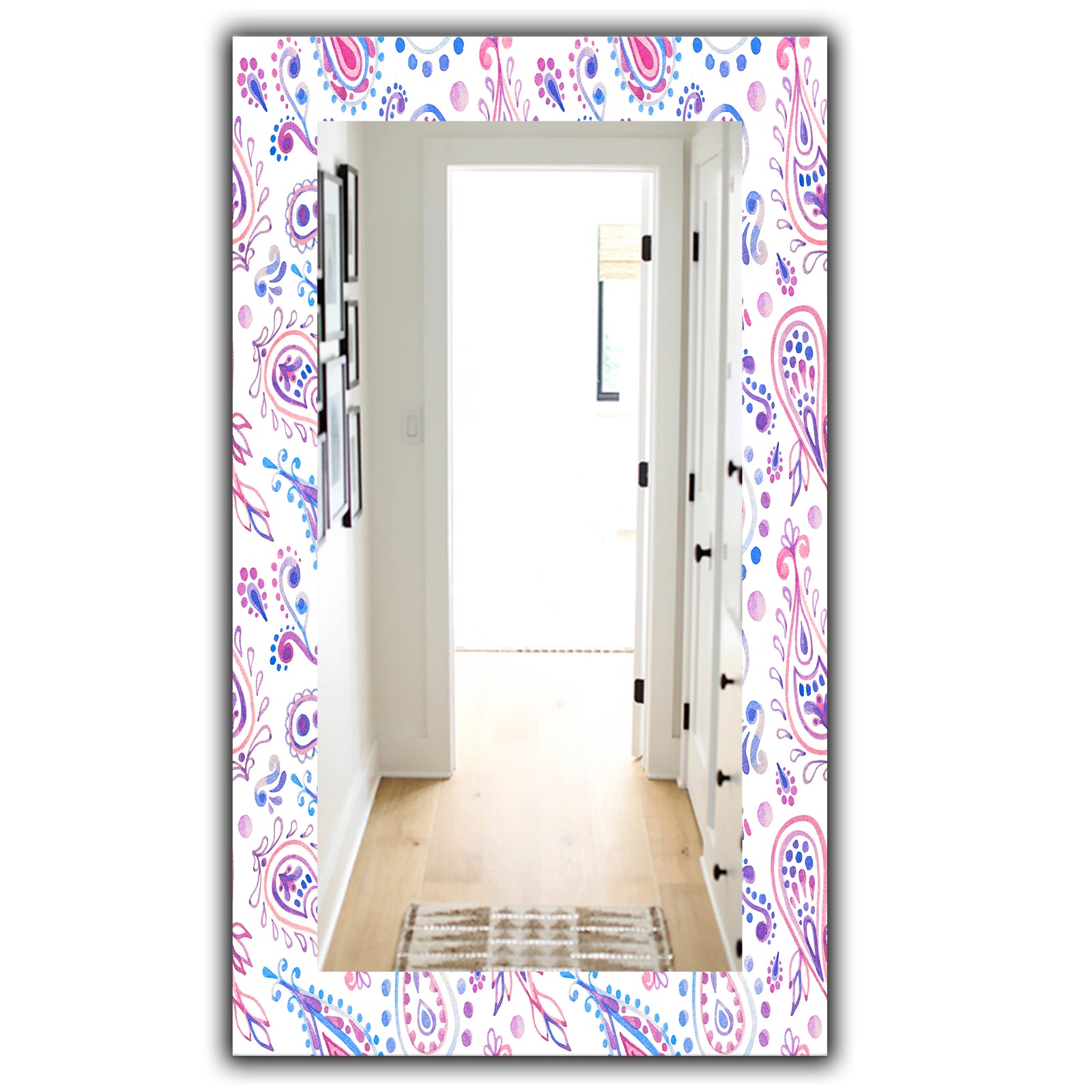 Paisley 3 - Bohemian and Eclectic Mirror - Modern Wall Mirror