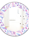 Paisley 3 - Bohemian and Eclectic Mirror - Oval or Round Wall Mirror