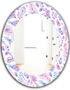 Paisley 3 - Bohemian and Eclectic Mirror - Oval or Round Wall Mirror