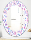 Paisley 3 - Bohemian and Eclectic Mirror - Oval or Round Wall Mirror