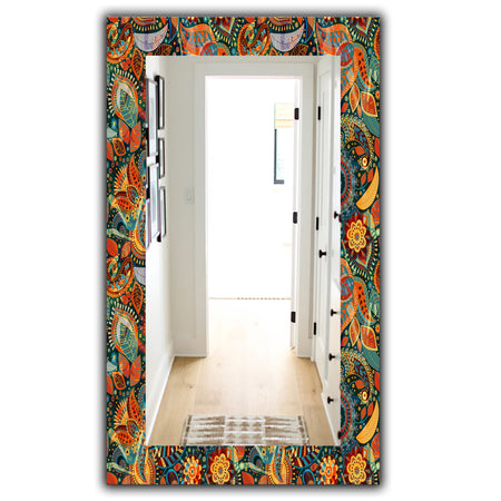 Paisley 4 - Bohemian and Eclectic Mirror - Vanity Mirror