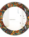 Paisley 4 - Bohemian and Eclectic Mirror - Oval or Round Wall Mirror