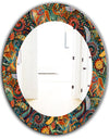 Paisley 4 - Bohemian and Eclectic Mirror - Oval or Round Wall Mirror