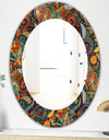 Paisley 4 - Bohemian and Eclectic Mirror - Oval or Round Wall Mirror