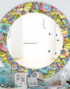 Pink Blossom 10 - Traditional Mirror - Oval or Round Wall Mirror