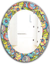 Pink Blossom 10 - Traditional Mirror - Oval or Round Wall Mirror