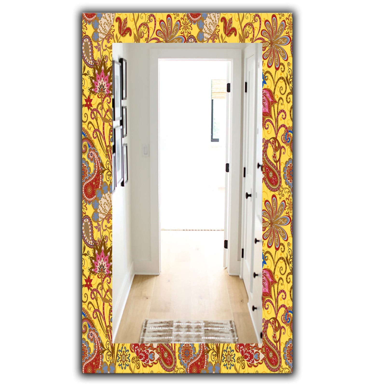 Paisley 5 - Bohemian and Eclectic Mirror - Vanity Mirror