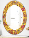 Paisley 5 - Bohemian and Eclectic Mirror - Oval or Round Wall Mirror