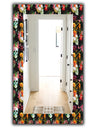 Obsidian Bloom 15 - Bohemian and Eclectic Mirror - Modern Wall Mirror