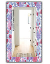 Pink Blossom 20 - Bohemian and Eclectic Mirror - Vanity Mirror