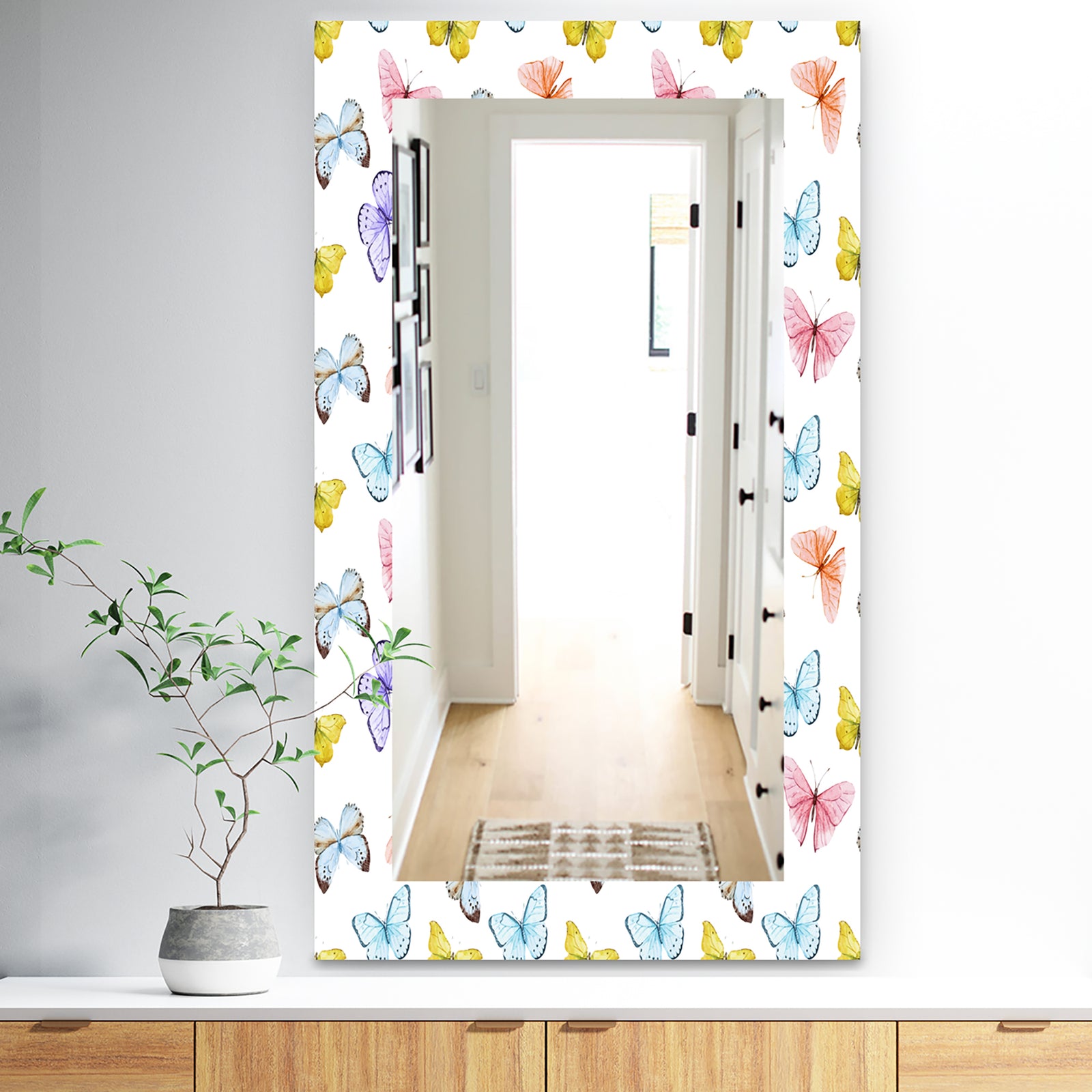 Butterfly 1 - Traditional Mirror - Wall Mirror