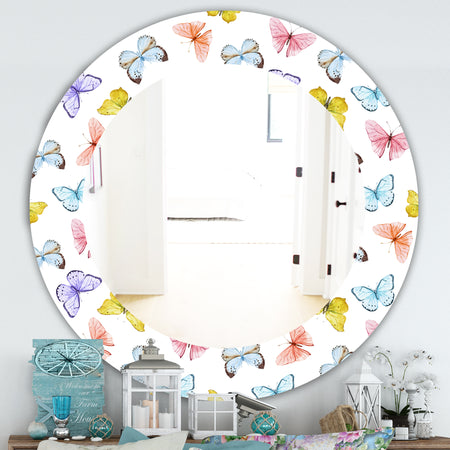 Butterfly 1 - Traditional Mirror - Oval or Round Wall Mirror